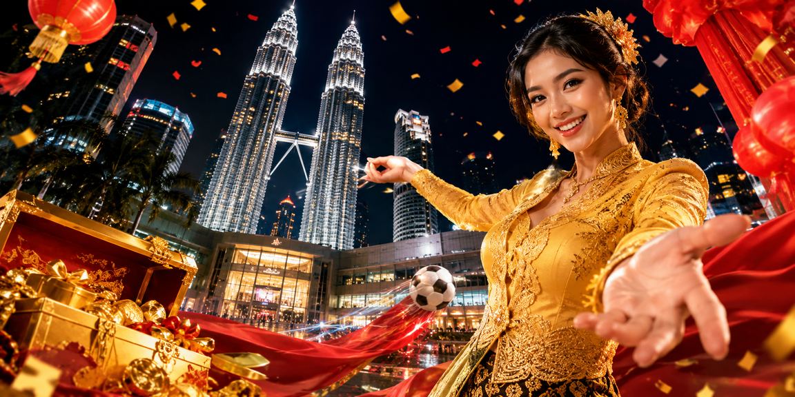 Pemenang bonus VIP lsh33 bergaya dengan pakaian kebaya sempena perayaan di Kuala Lumpur